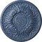 Ekena Millwork Wakefield Ceiling Medallion (Fits Canopies up to 3 5/8"), 11 3/4"OD x 1 1/4"P, Americana Crackle CM11WAAMC - alternate 1